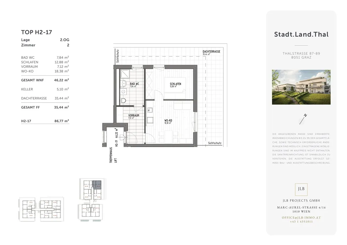 Apartment in Graz, Thalgraben, Gösting - Ansicht 2