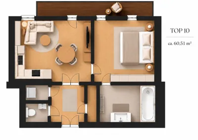 2-Zimmer-Wohnung kaufen in Wien – 60,51 m², € 390.000 – Bild 30 von 30