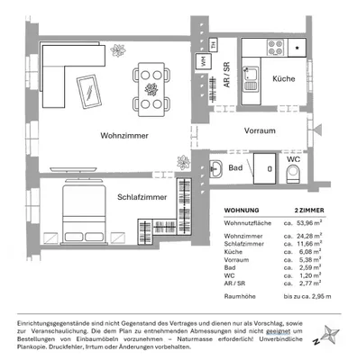 2-Zimmer-Wohnung kaufen in Wien – 53,96 m², € 359.000 – Bild 15 von 15