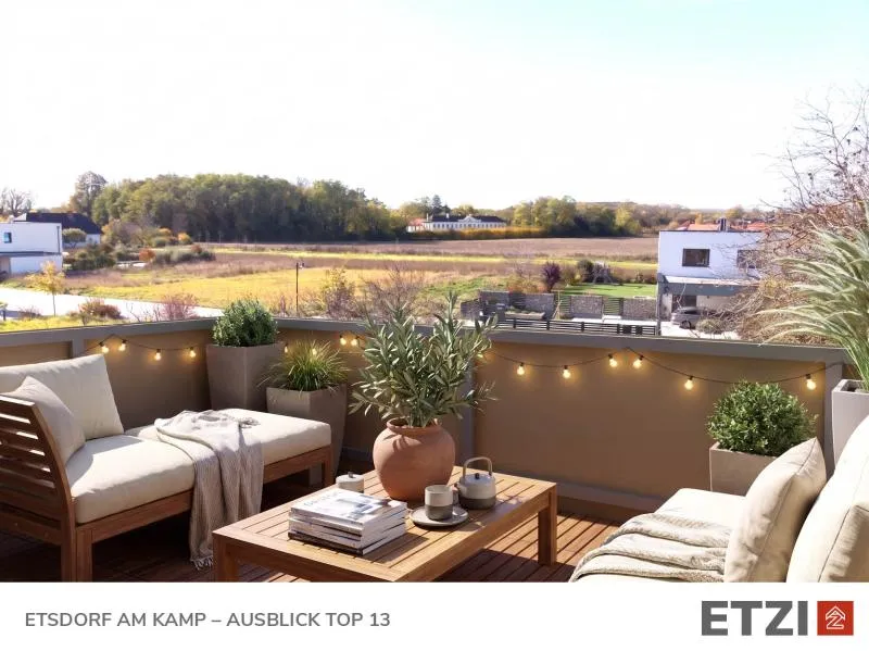Gartenwohnung - schlüsselfertig um € 409.500,- mit Kühlung & PV in Etsdorf am Kamp - Ansicht 3