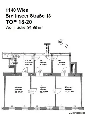 3-Zimmer-Wohnung kaufen in Wien – 91,99 m², € 179.000 – Bild 9 von 10