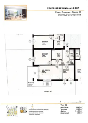 3-Zimmer-Wohnung mieten in Graz – 64,45 m², € 1.045 – Bild 12 von 12