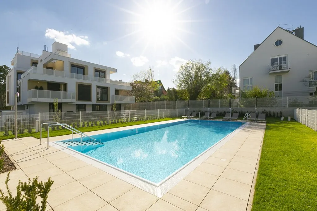 Penthouse OHNE Dachschrägen mit atemberaubender Aussicht | Döblinger Ruhelage inkl. Poolnutzung! – pohled 2