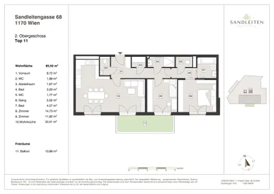3-Zimmer-Wohnung kaufen in Wien – 85,5 m², € 679.000 – Bild 16 von 16