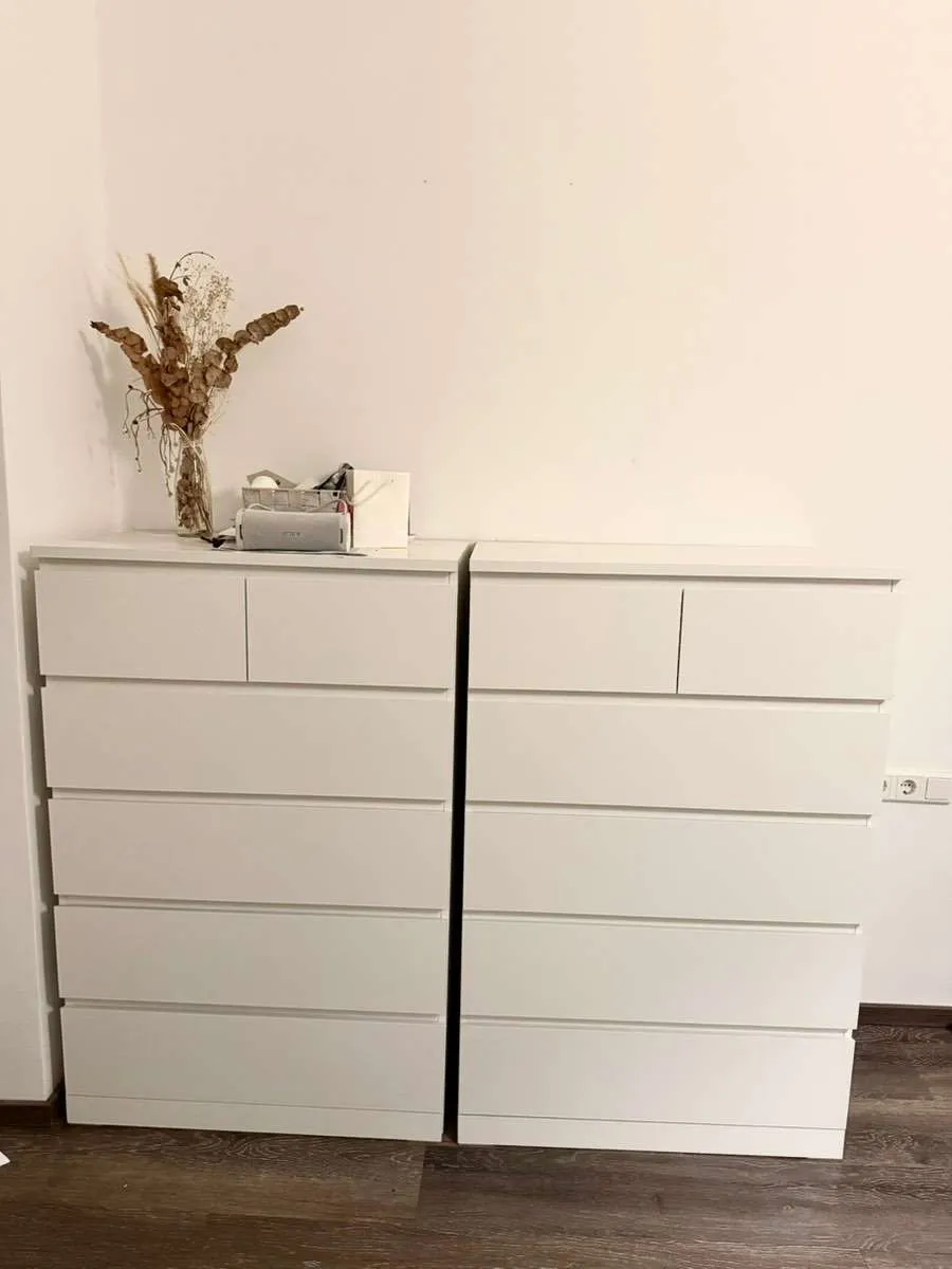 IKEA Malm | Kommode 6 Schubladen, weiß, € 95,- (1200 Wien)