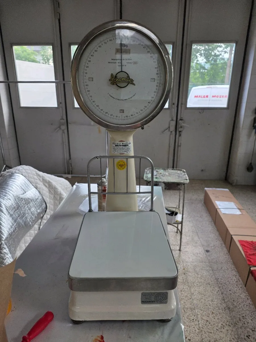 Vintage Ladenwaage Schember 20 kg - Nostalgie Küchenwaage / Marktwaage, € 50,- (5580 Tamsweg)