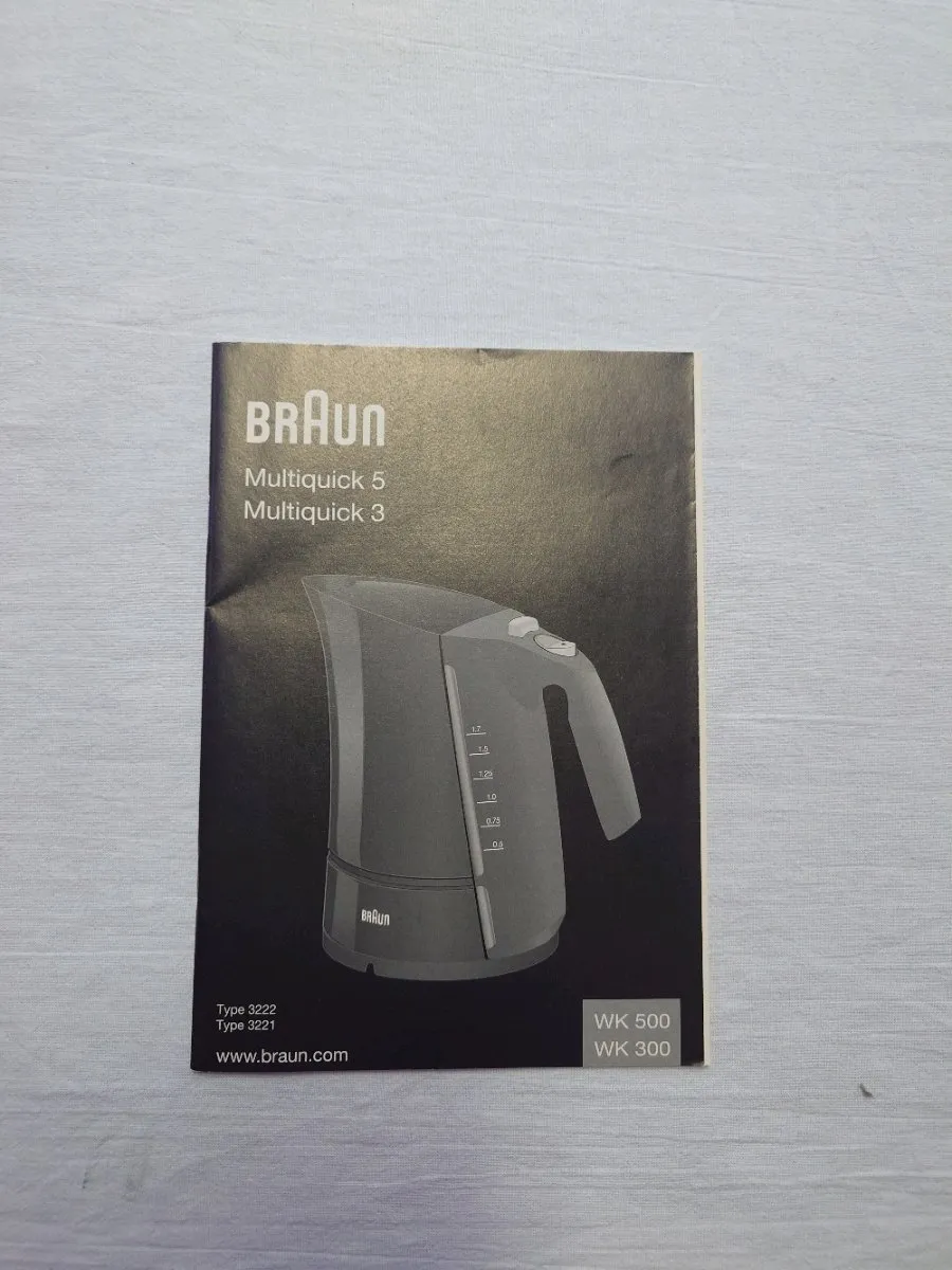 WASSERKOCHER BRAUN WK 500 MULTIQUICK 5, € 15,- (2333 Leopoldsdorf)