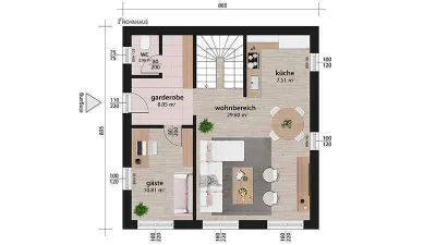 5-Zimmer-Haus kaufen in Braunau am Inn – 100 m², € 289.000 – Bild 16 von 22