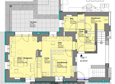 2-Zimmer-Wohnung mieten in Graz – 67,57 m², € 1.188 – Bild 5 von 8