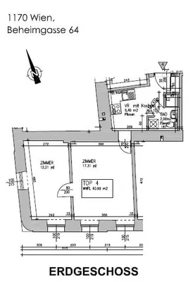 2-Zimmer-Wohnung kaufen in Wien – 40,99 m², € 59.000 – Bild 9 von 10