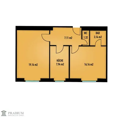Wohnung kaufen in Wien – 54,79 m², € 199.000 – Bild 7 von 7