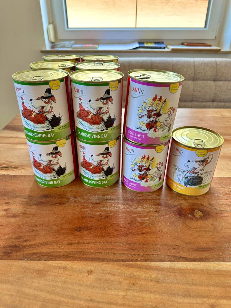 Hundefutter Anifit 15 Dosen,  20,- (9073 Klagenfurt, 13.Bez.:Viktring) -  willhaben