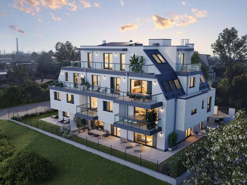 1220, Mühlhäufelweg - Projekt mit 8 Eigentumswohnungen - Ansicht 2