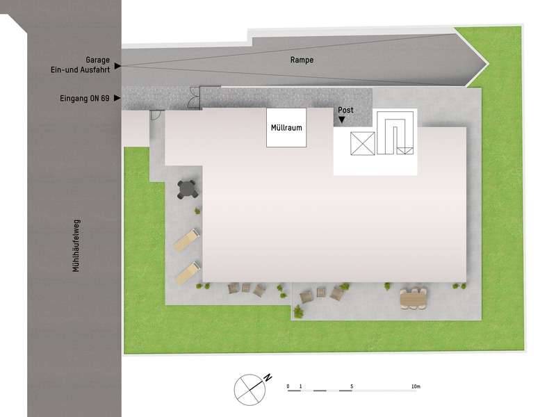 1220, Mühlhäufelweg - Projekt mit 8 Eigentumswohnungen - Ansicht 3