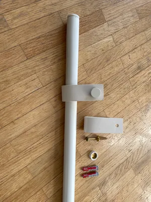 Ikea Räcka Gardinenstange + Vorhangstangen-Befestigung, € 25,- (1060 Wien)
