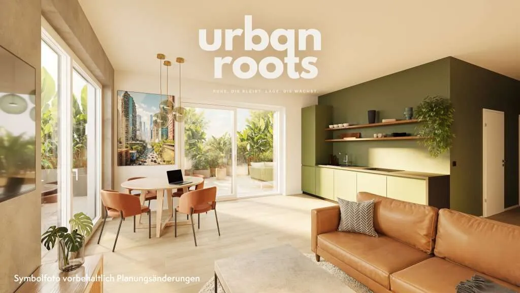 URBAN ROOTS - Smart geschnittene 2-Zimmer-Wohnung mit eigenem Garten - Ansicht 2