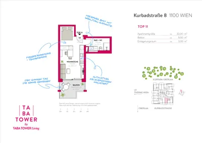 Immobilie kaufen in Wien – 32 m², € 254.000 – Bild 16 von 20
