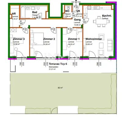 4-Zimmer-Wohnung kaufen in Krems an der Donau – 105,63 m², € 448.302 – Bild 2 von 11