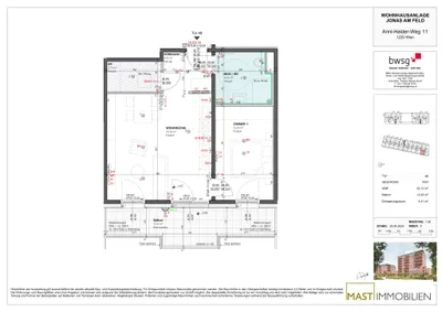 2-Zimmer-Wohnung kaufen in Wien – 52,12 m², € 274.000 – Bild 8 von 8