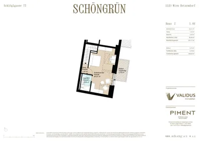 2-Zimmer-Haus mieten in Wien – 68,38 m², € 1.920 – Bild 7 von 7