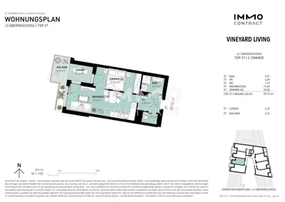 2-Zimmer-Wohnung kaufen in Wien – 39,72 m², € 329.500 – Bild 10 von 10