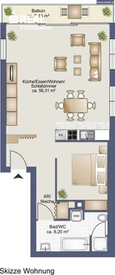 2-Zimmer-Wohnung mieten in Zwettl – 69 m², € 645 – Bild 19 von 19