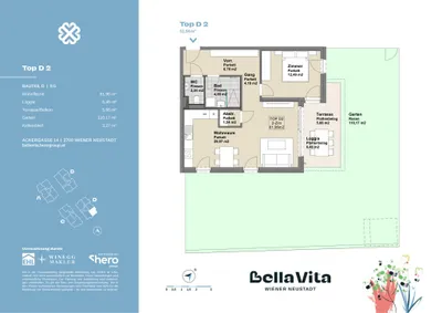 Immobilie kaufen in Wiener Neustadt – 61,96 m², € 281.000 – Bild 27 von 27