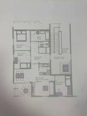 4-Zimmer-Wohnung mieten in Steyr – 94 m², € 1.305 – Bild 12 von 17