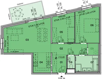 3-Zimmer-Wohnung kaufen in Wien – 80,04 m², € 515.200 – Bild 10 von 11
