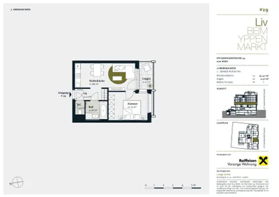 2-Zimmer-Wohnung kaufen in Wien – 40,91 m², € 329.300 – Bild 4 von 4