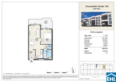 2-Zimmer-Wohnung kaufen in Wien – 44,37 m², € 319.000 – Bild 6 von 6