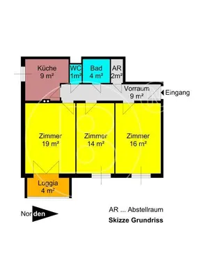 3-Zimmer-Wohnung kaufen in Sankt Pölten – 73 m², € 174.000 – Bild 35 von 35