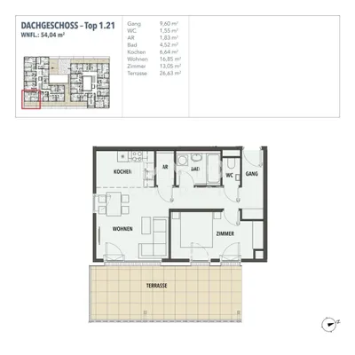 2-Zimmer-Wohnung kaufen in Wien – 54,04 m², € 360.000 – Bild 22 von 22