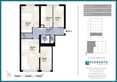 4-Zimmer-Wohnung kaufen in Wien – 75 m², € 299.000 – Bild 15 von 15