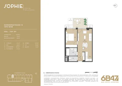 2-Zimmer-Wohnung kaufen in Wien – 46,45 m², € 532.500 – Bild 13 von 13