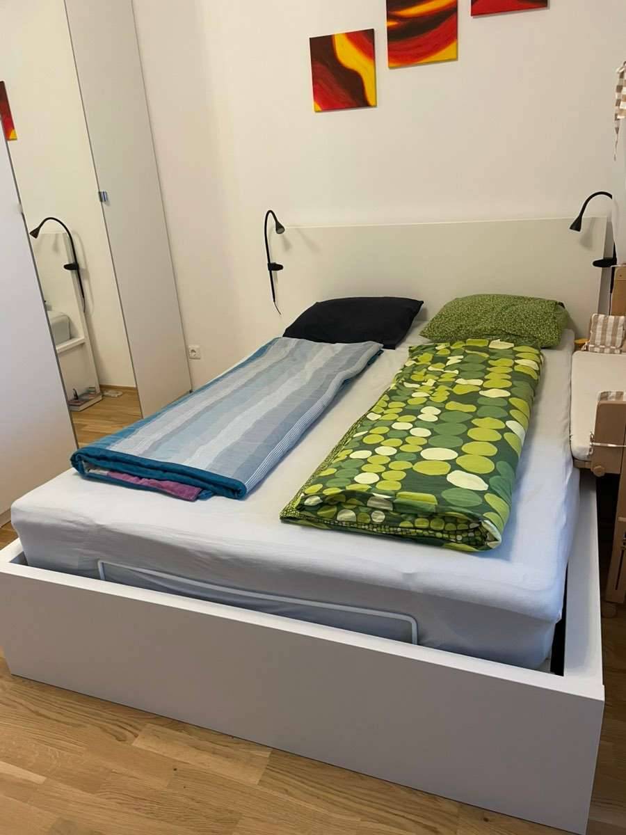 IKEA Malm Bett mit Aufbewahrung,  399,- (4060 Leonding) - willhaben