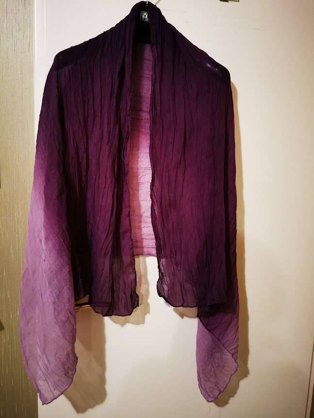 Eleganter Damen Schal von MARIONNAUD - Violett/ Beere - Leicht & edel