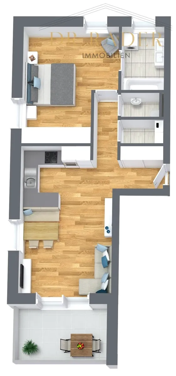 Wohnung – Feldkirchen, Rabensdorf - Ansicht 2