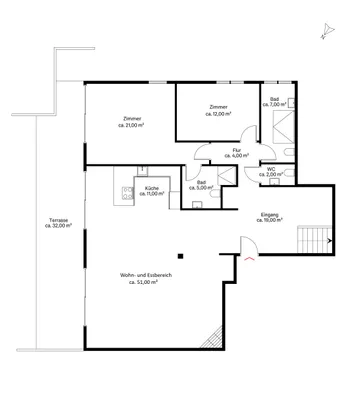 5-Zimmer-Wohnung mieten in Wien – 208 m², € 7.000 – Bild 12 von 13