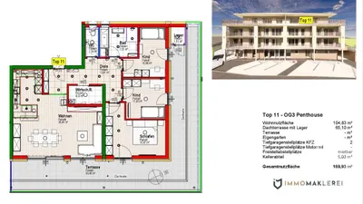Wohnung kaufen in Linz Land – 65,53 m², € 314.200 – Bild 25 von 29