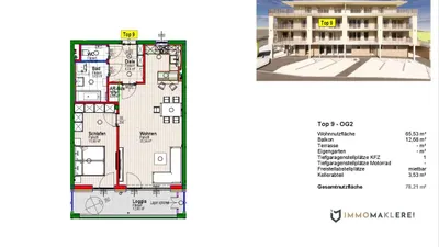 Wohnung kaufen in Linz Land – 65,53 m², € 314.200 – Bild 23 von 29