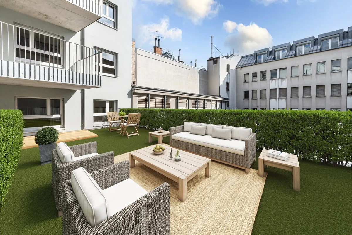 Privat & Provisionsfrei: 65 m² Freifläche + Neubauwohnung in Innenhofruhelage - Ansicht 2
