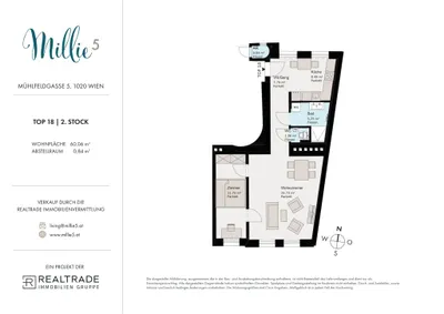 2-Zimmer-Wohnung kaufen in Wien – 60,06 m², € 399.000 – Bild 15 von 15