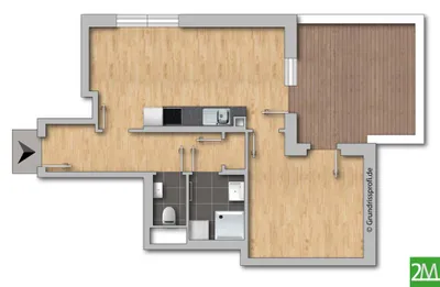 2-Zimmer-Wohnung kaufen in Wien – 43,64 m², € 284.200 – Bild 12 von 13