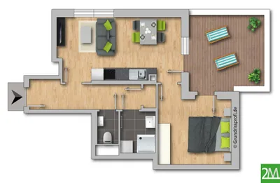 2-Zimmer-Wohnung kaufen in Wien – 43,64 m², € 284.200 – Bild 11 von 13
