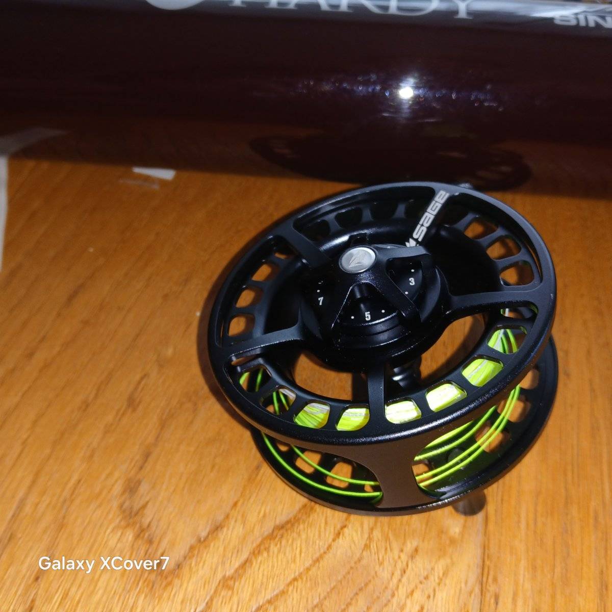 Hardy Sirrus Sintrix Glass 7ft #3/4 + Sage 4230, € 550,- (4192