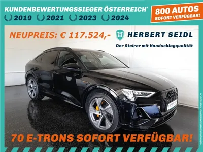 Audi e-tron SB 55 quattro S-LINE BLACK EDITION *NP: ...