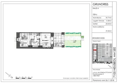 2-Zimmer-Wohnung mieten in Neusiedl am See – 36,77 m², € 758 – Bild 14 von 14