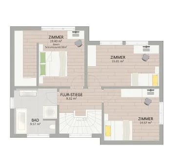 4-Zimmer-Haus kaufen in Wien – 132,38 m², € 1.099.900 – Bild 3 von 6