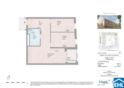 3-Zimmer-Wohnung mieten in Graz – 63,71 m², € 947 – Bild 27 von 27